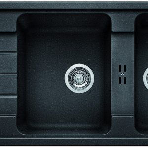 Chiuveta bucatarie Blanco SONA 8 S SILGRANIT ANTRACIT reversibila incorporabila