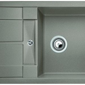 Chiuveta-bucatarie-BLANCO-METRA-45-S-COMPACT-SILGRANIT-TRUFE