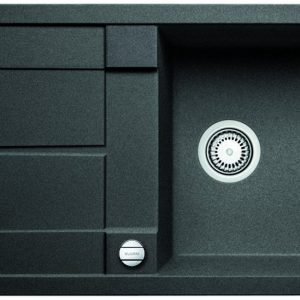 Chiuveta-bucatarie-BLANCO-METRA-5-S-SILGRANIT-ANTRACIT-reversibila