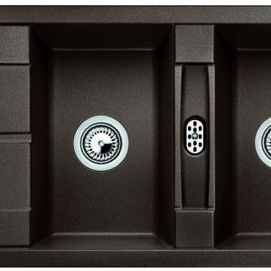 Chiuveta-bucataria-BLANCO-METRA-8-S-SILGRANIT-CAFEA