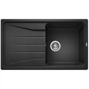 Chiuveta-bucatarie-BLANCO-SONA-5-S-SILGRANIT-ANTRACIT-reversibila-incorporabila