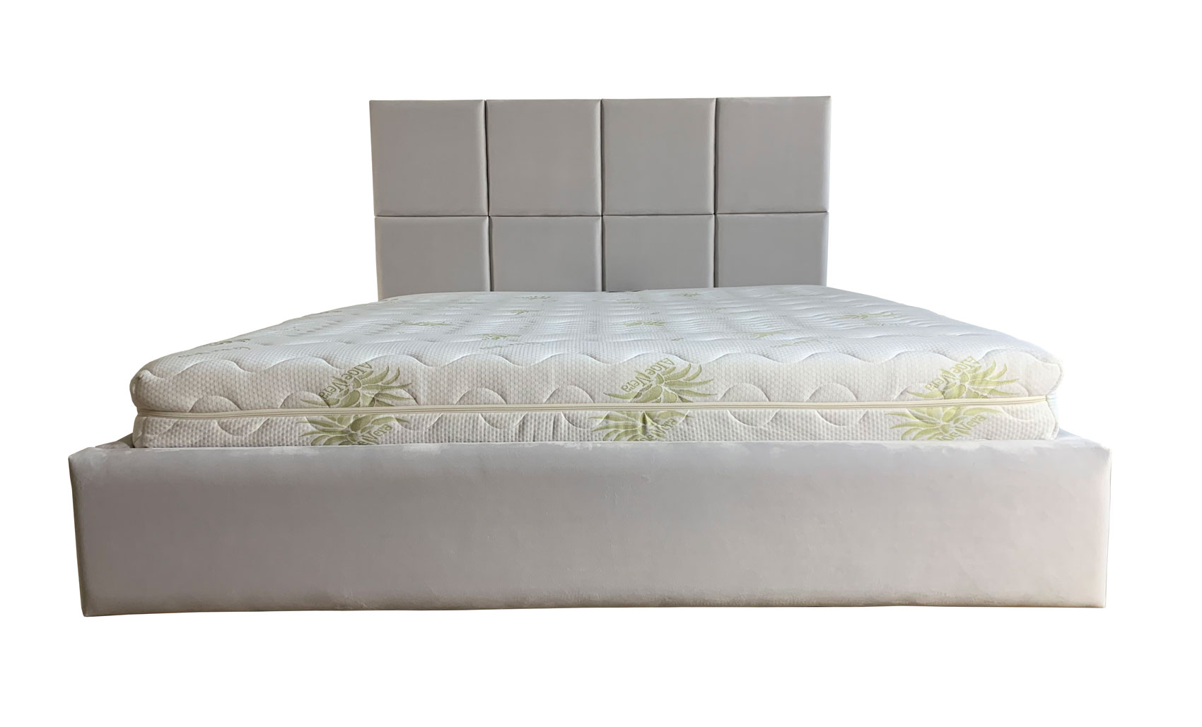 Pat cu lada depozitare si mecanism somiera rabatabila, picioare plastic, iak.ro