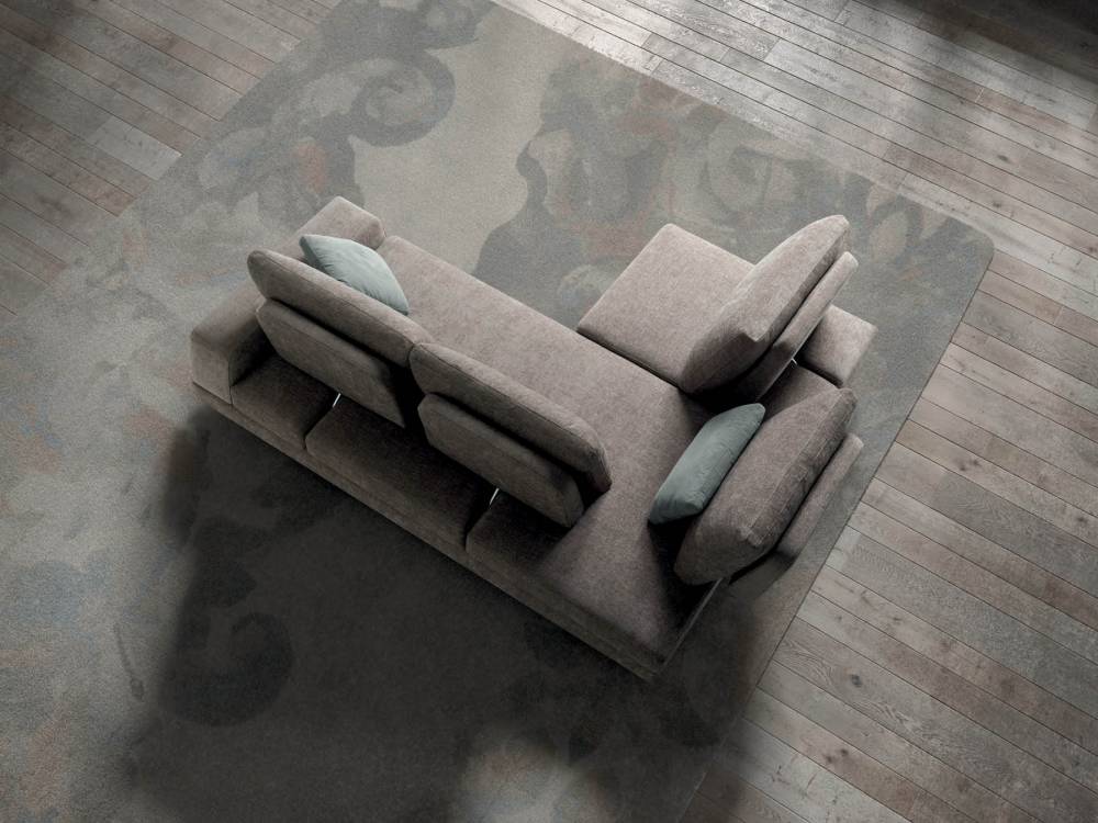 Canapea MELODY spatar reglabil cu miscare orizontala vedere spate iak.ro