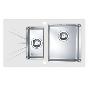 Chiuveta-ALVEUS-KARAT-20-Sticla-alba-Dreapta-Satin-1103660-iak.ro