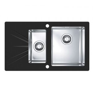 Chiuveta-Alveus-KARAT-20-Sticla-neagra-Dreapta-Satin-1103659-iak.ro