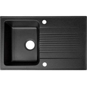 Chiuveta-Alveus-HELIO-30-negru-G91-compozit-1126605-iak.ro