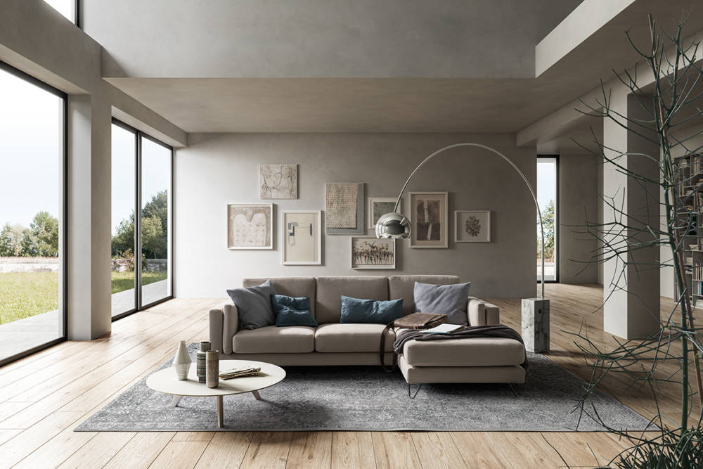 Moderna canapea SHEER SPECIAL modular, fix, extensibil pat, complet dehusabil iak.ro