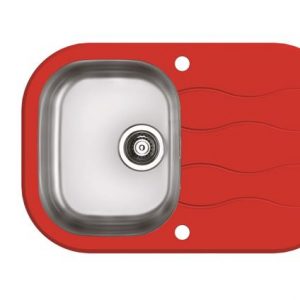 Chiuveta-Alveus-WAVE-20-Personalizat-sticla-rosie-iak.ro