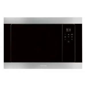 Cuptor-cu-microunde-SMEG-FMI320X2-incorporabile-negru-finisaj-otel-inoxidabil-sticla neagra-iak.ro