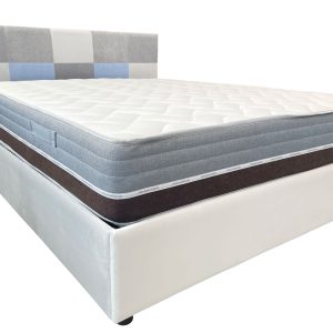 Pat-tapitat-BELLA-Slim-160x200-cm-cu-somiera-si-mecanism-de-ridicare-lada-depozitare-inclusa-iak.ro