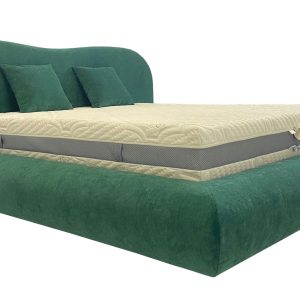 Pat-cu-tablie-tapitata-model-Odesa-cu-box-lada-depozitare-dehusabila-picioare-lemn-patrate