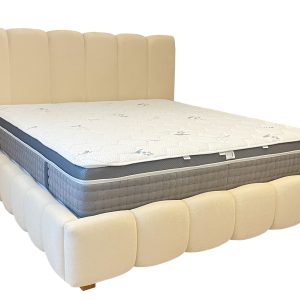 Pat-tapitat-HAWAII-Bucle-cu-lada-depozitare-si-somiera-cu-mecanism-de-ridicare-sofa-crem-Naomi-3416-vanila